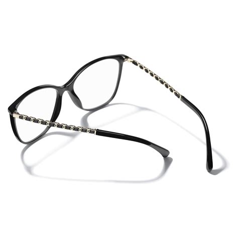 Eyeglasses Chanel Chaîne CC Black CH3408Q C622 .